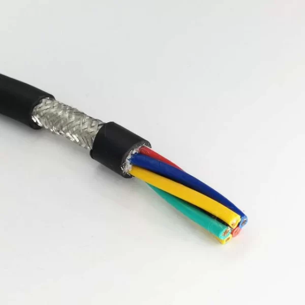 5 Core Screened PVC Drag Chain Cable Manufacture