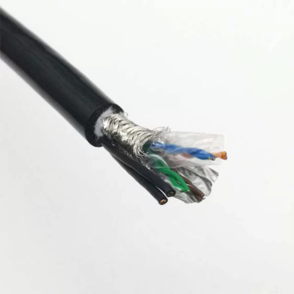 CAT5 Power Cable with PUR Jacket and PE Insulation