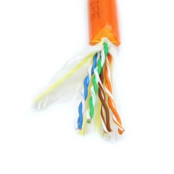 Orange 4 UTP ROV Tether or Neutral Buoyancy Cables