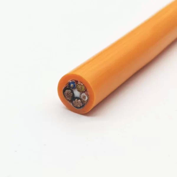 Underwater Coaxial Cable Orange PUR Sheath