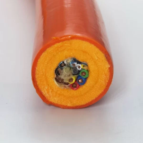 Underwater Floating Cable with Orange PUR Jacket Factory