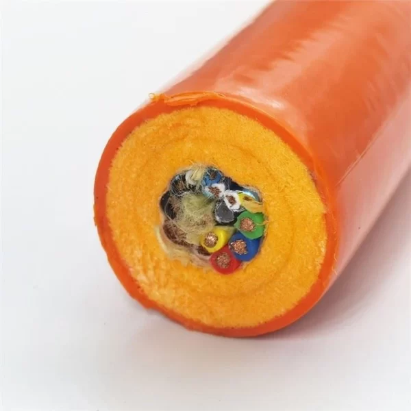 Underwater Floating Cable with Orange PUR Jacket Factory - Image 3